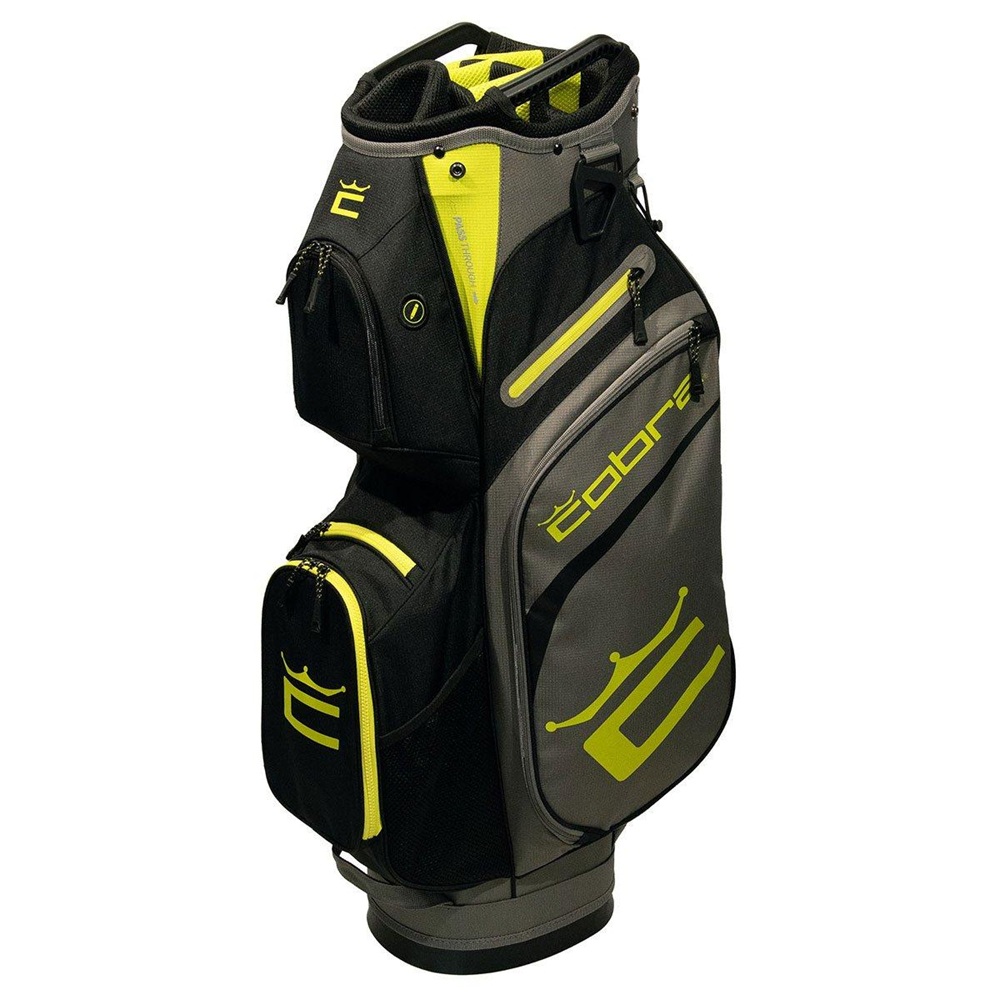 NEW Cobra Golf Men's Speedzone-S Cart Bag 14-Way Top - Black